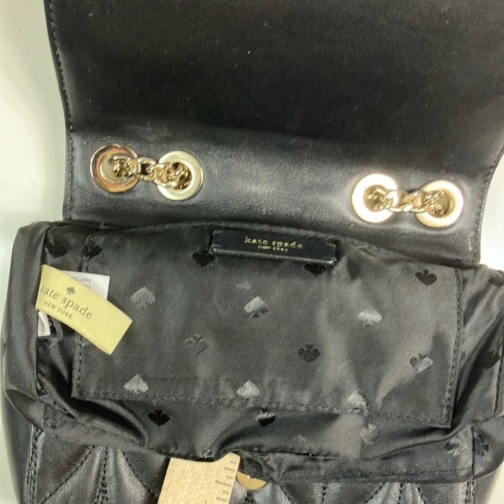 Kate Spade Bariar Lane Quilted Leather Mini‎ Evelyn Shoulder Purse Bag
